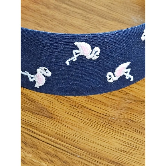 Talbots Flamingo Embroidered Headband - Picture 4 of 7